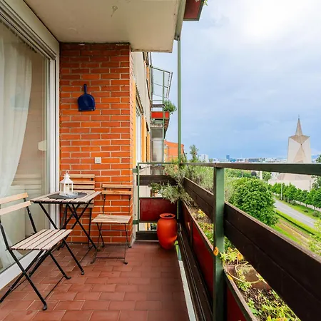 Flex Selfcheckins 156 - - Bedroom - Loggia Apartment Zagreb